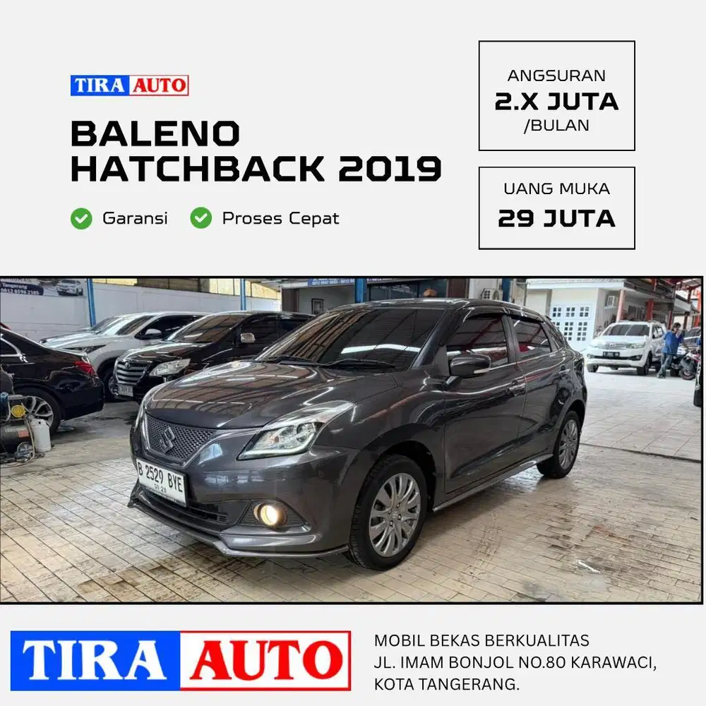 Suzuki Baleno at matic 2018 abu abu silver hatchback nopol ganjil