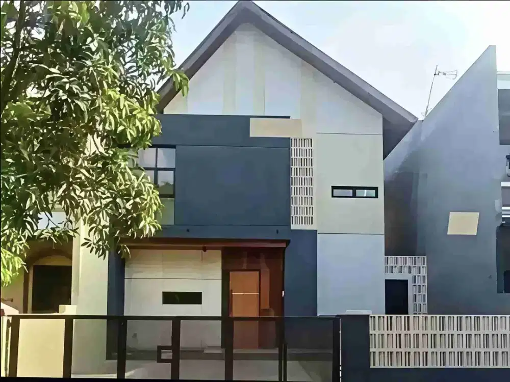 rumah baru jual cepat kencana loka bsd halaman luas