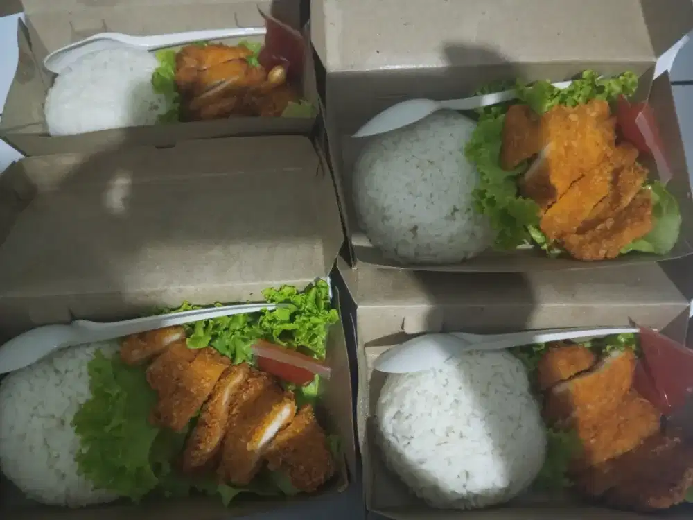 Nasi ayam katsu