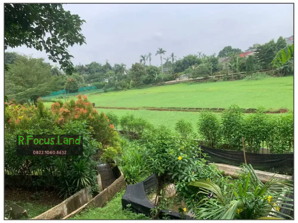 Lahan Tanah MURAH Luas 1,9 Ha ala RESORT puncak di SETU pamulang