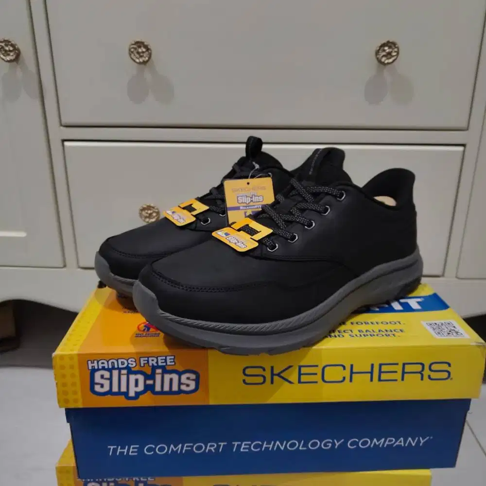 Sepatu SKECHERS - SKE M USA Pollard - Brax Original Black