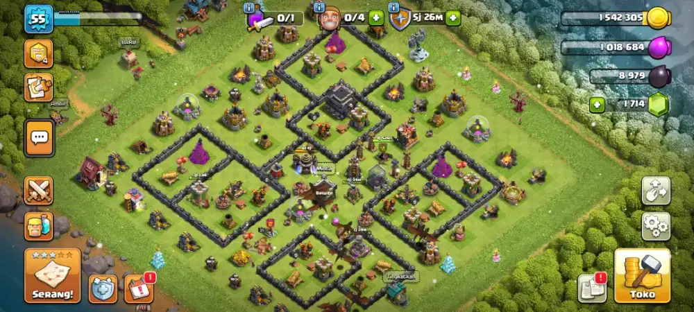 AKUN COC TH 9 MURMER