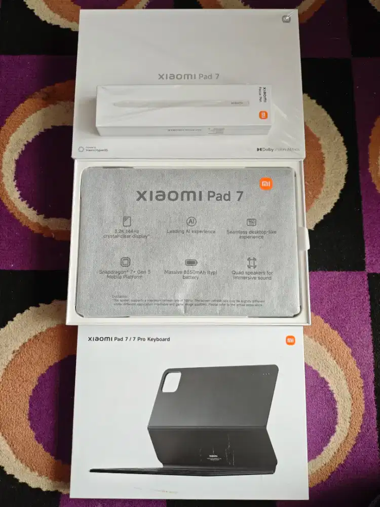 Xiaomi Mi Pad 7 5G 8/256 Gb + Pen + Keyboard baru seminggu bs TT/BT