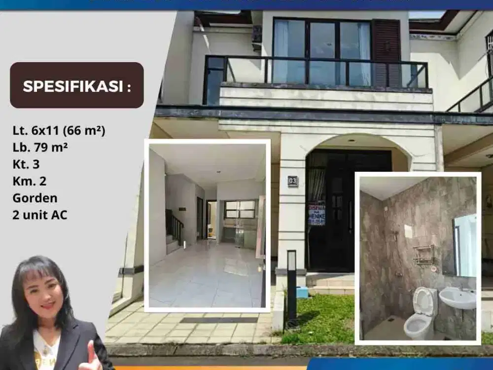 Disewakan Cluster Gracia Type A Lavon Suvarna Cikupa Tangerang