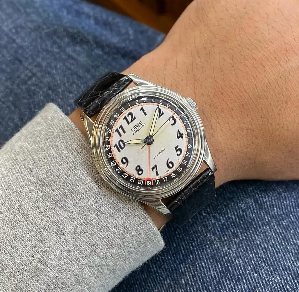 Oris Pointer Date 654-7461 Automatic 36mm Year 1990