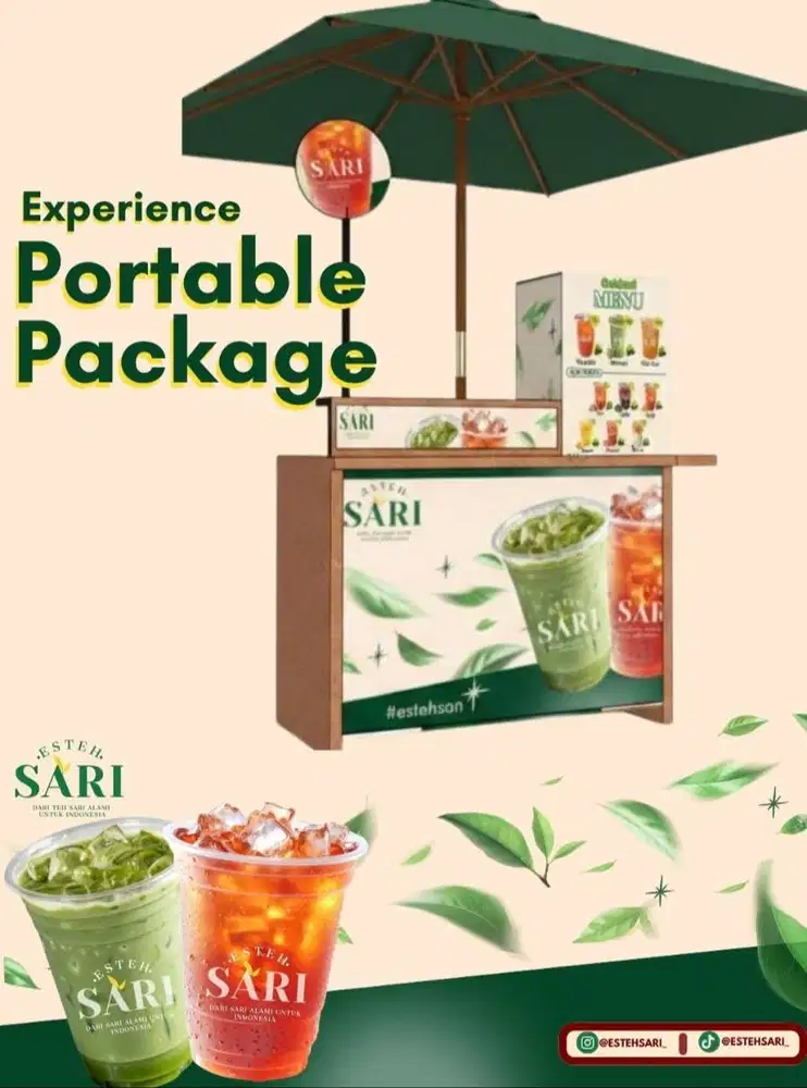 penjaga booth es teh