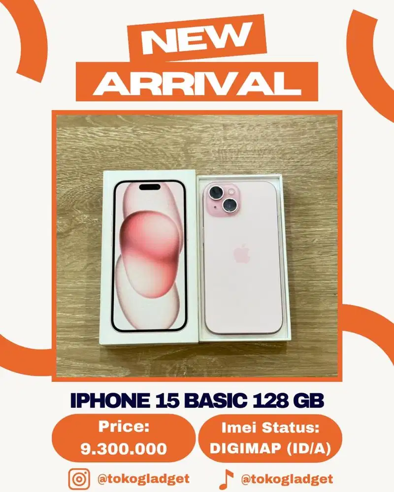 iPhone 15 Basic 128 Gb ex IBOX/DIGIMAP