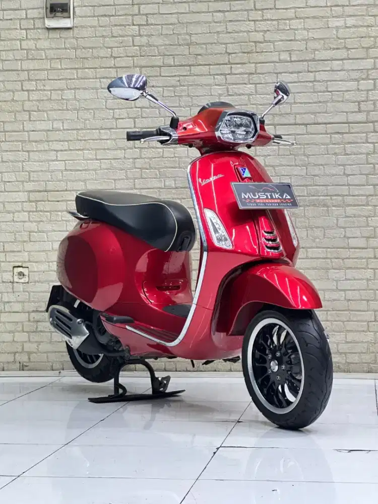 WARNA FAVORIT‼️ VESPA SPRINT ABS TH 2021 RED CANDY SUPER MULUS NOMINUS