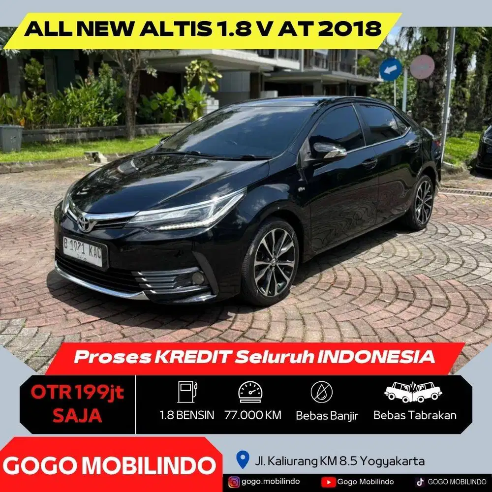 [Dp15jt] Toyota Corolla Altis V Matic 2018 ISTIMEWA Kredit Murah