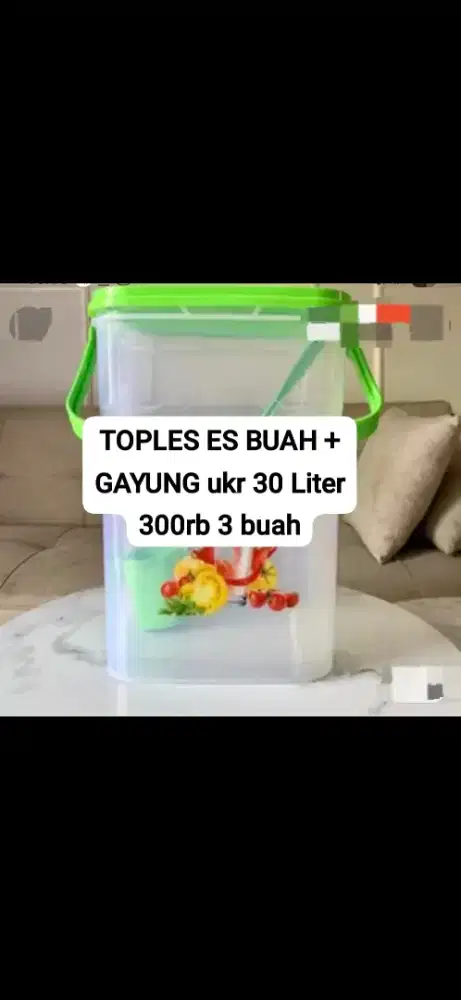 TOPLES ES BUAH + GAYUNG 30L 300rb 3 buah