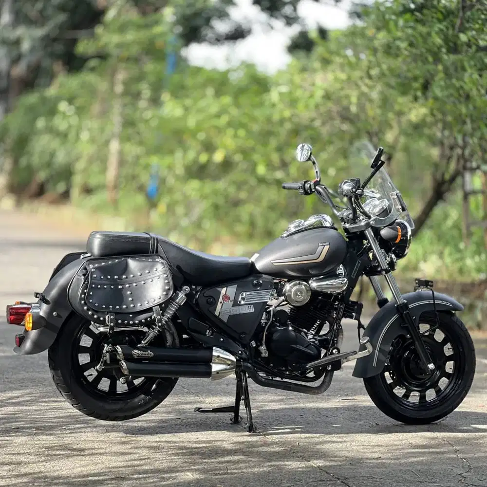 ANTIK! BENELLI MOTOBI 200 EFI HITAM 2023 KM 5K PAJAK PANJANG NO MINUS