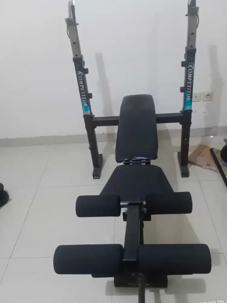 dijual bench press besi
