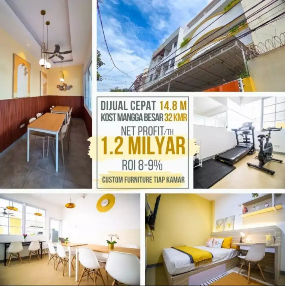 DIJUAL KOST EXCLUSIVE LANGSUNG MENGHASILKAN - JAKARTA