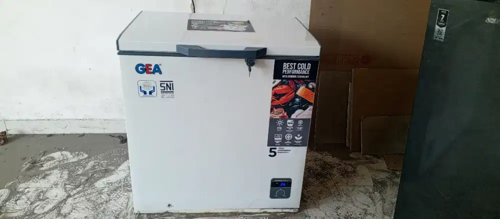Jual frezzer GEA original 210ltr