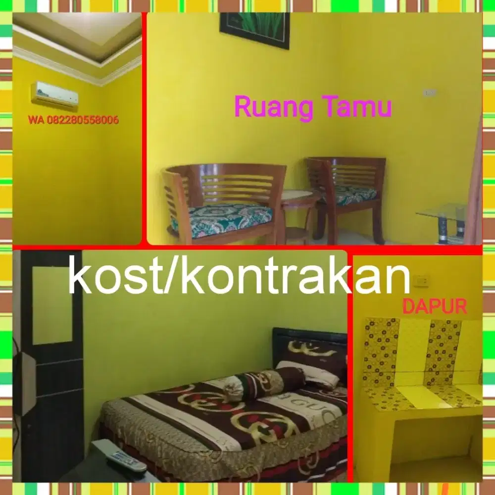 Kost / Kontrakan Fasilitas Lengkap