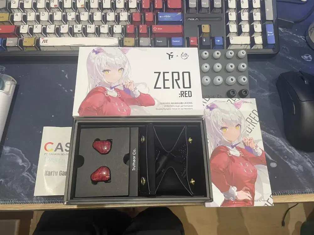 TRUTHEAR x CRINACLE ZERO: RED/ ZERO DUAL DYNAMIC IEM IN EAR MONITOR