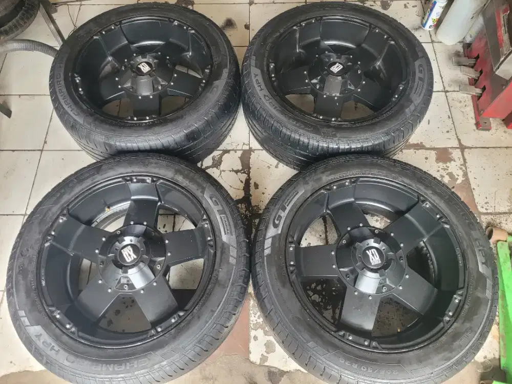 Velg XD series R20 hole 6 paket ban bisa pajero fortuner ranger triton