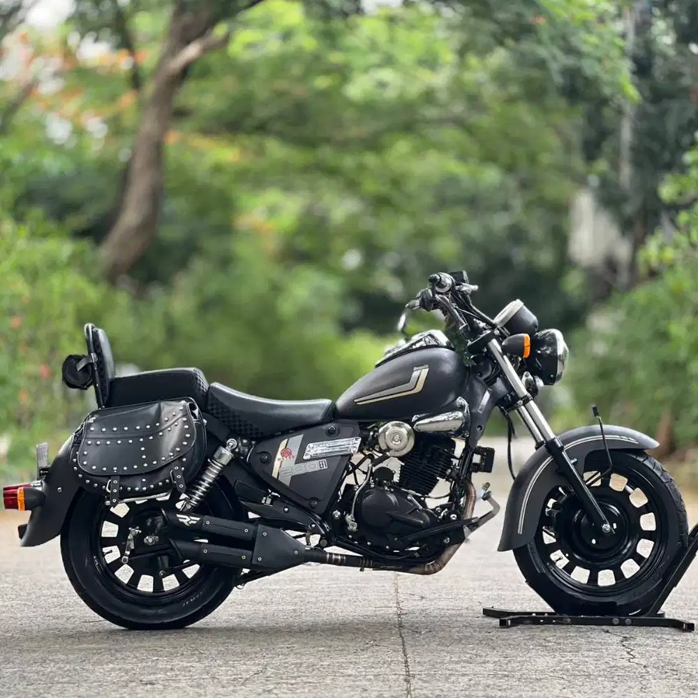 BENELLI MOTOBI 200 EFI 2023 HITAM KM 8K PAJAK PANJANG SIAP SANTAI