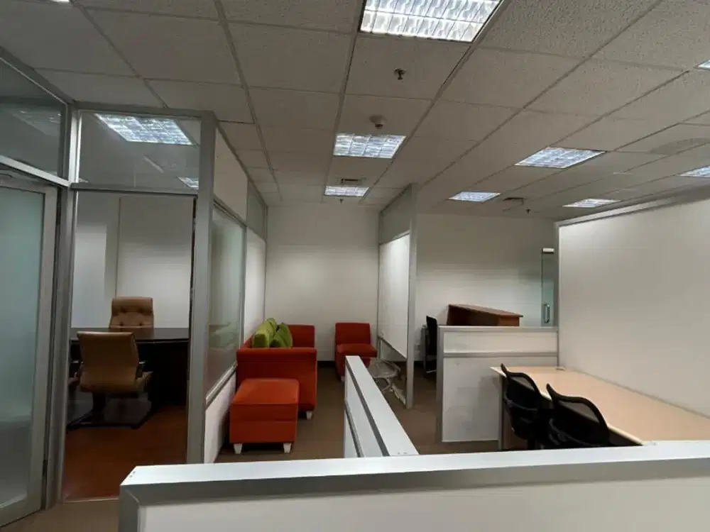 Sewa Kantor Menara Prima Luas 97 M2 Furnished Area Mega Kuningan