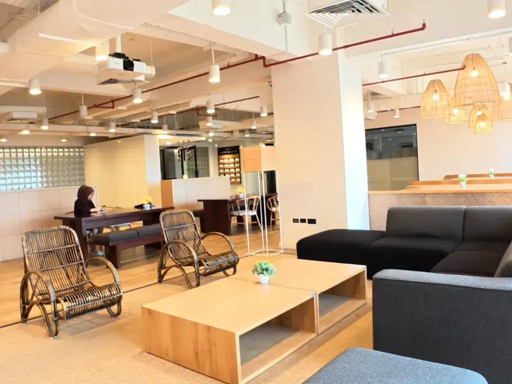 Sewa Kantor Unit Fully Furnished 6 Pax di South Quarter Tb Simatupang