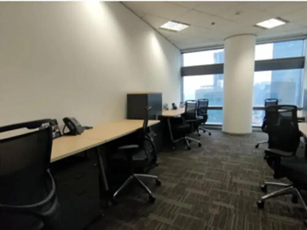 Sewa Premium Fully Furnished Office untuk 6 Pax di Sampoerna Strategic Tower
