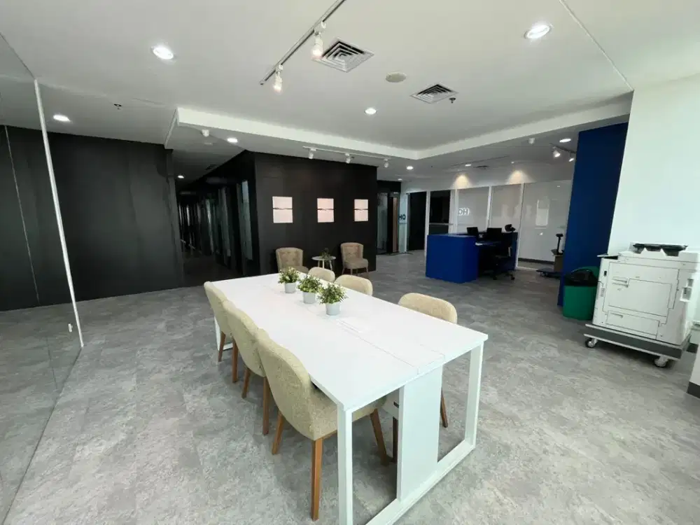 Disewakan Unit Kantor Furnished untuk 6 pax di GKM Green Tower Simatupang