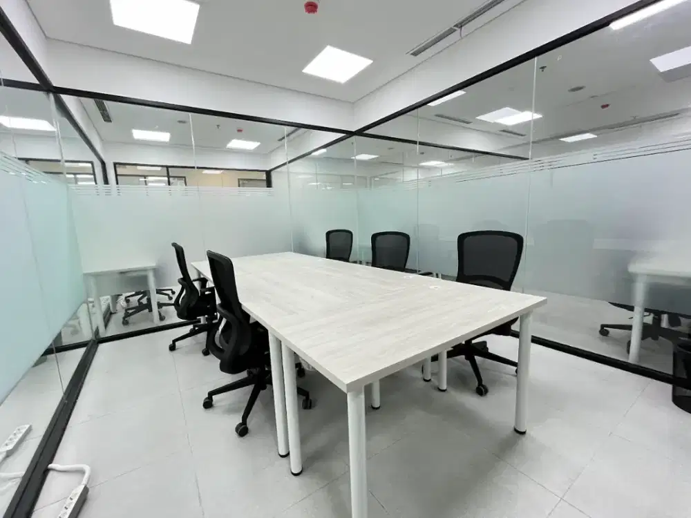 Sewa Kantor Unit Furnished untuk 8 Pax di Telkom Landmark Tower