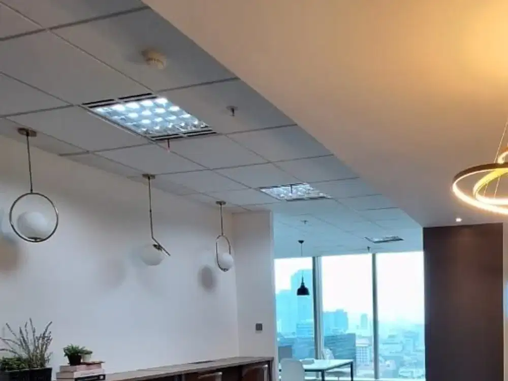 Sewa Kantor Fully Furnished 4 Pax di Lippo Thamrin Dekat MRT
