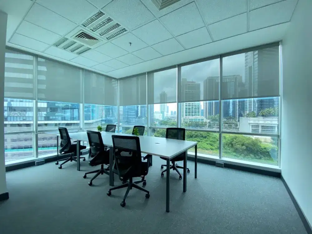 Sewa Kantor Unit Furnished untuk 4 Pax di JB Tower Dekat MRT dan TJ