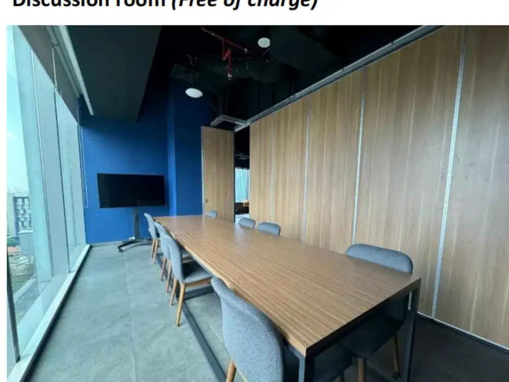 Sewa Kantor Siap Ditempati untuk 8 Pax MNC Tower dekat KRL Gondangdia