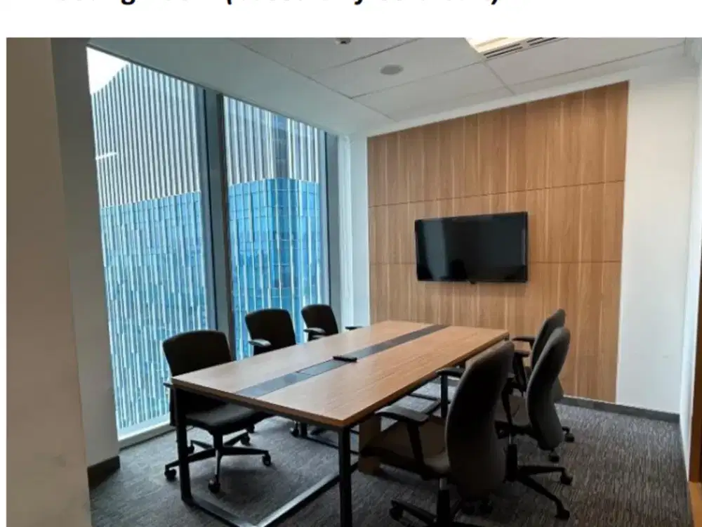 Kantor Unit Furnished 4 Pax Di MNC Tower Jakarta