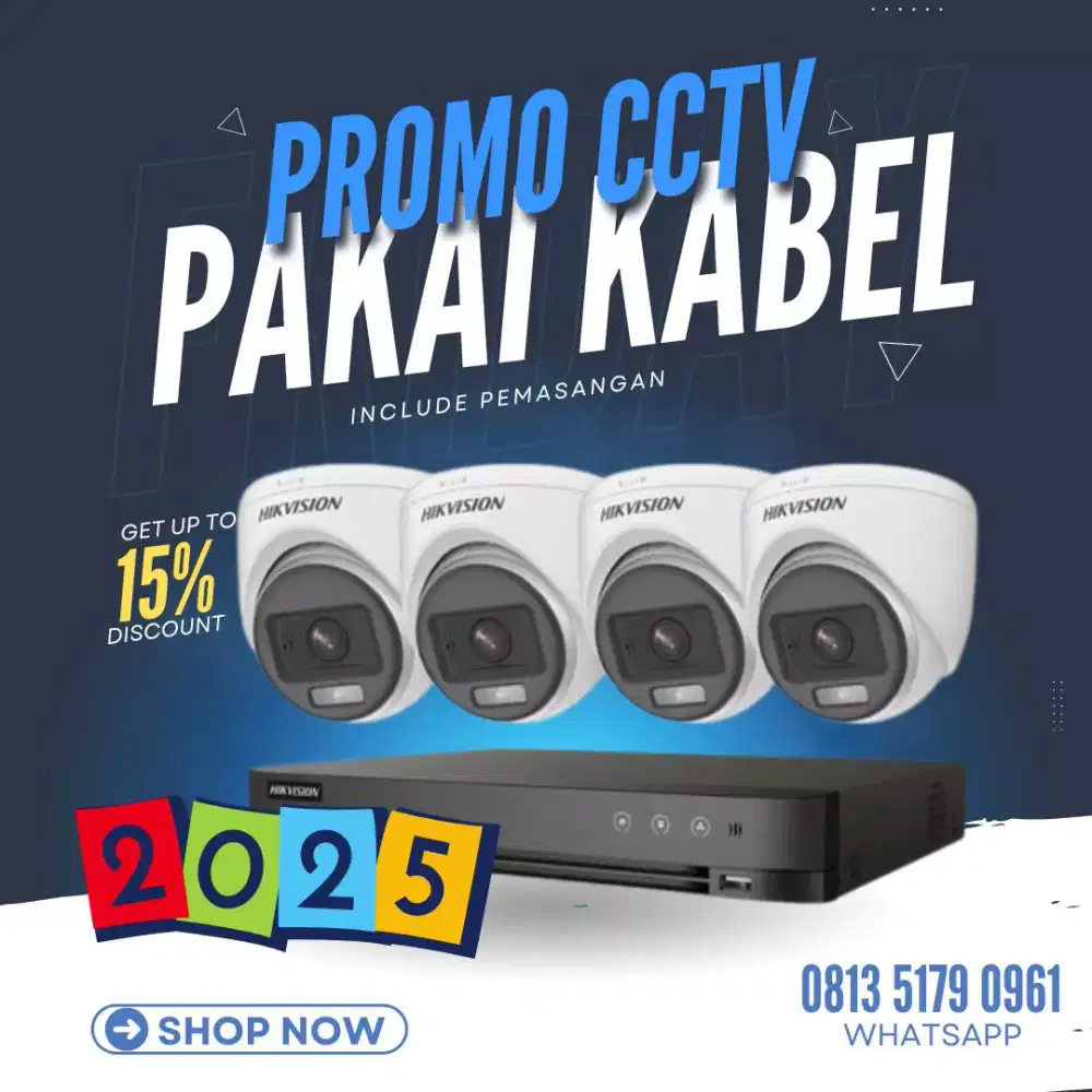 IP SMART CCTV WATERPROOF ONLINE DIHP TANPA KABEL