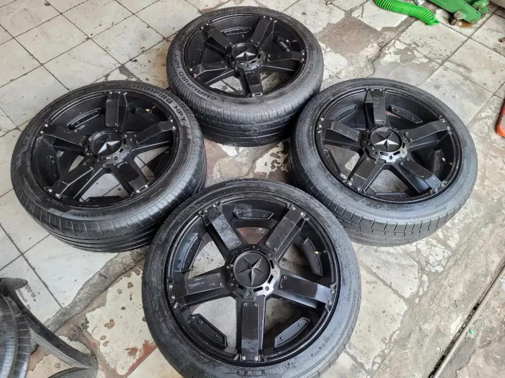 Velg XD rockstar R20 hole 5 paket ban bisa crv xtrail captiva harrier