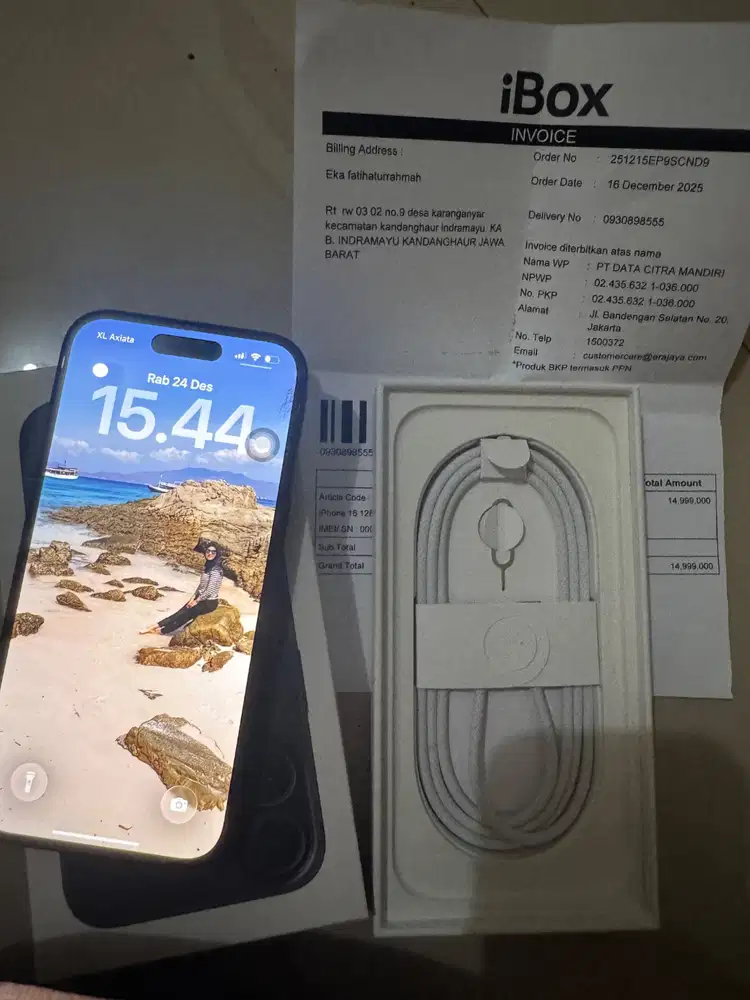 Iphone 16 128GB GARANSI IBOX ON