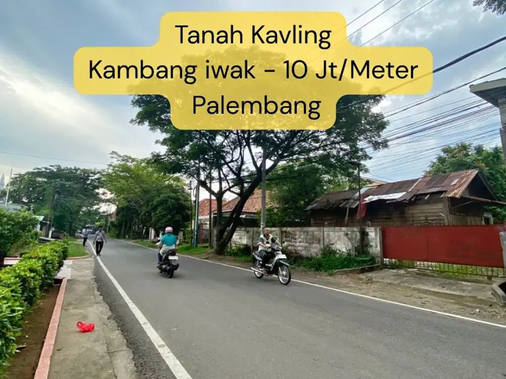 Dijual Tanah di Area Kambang Iwak Palembang