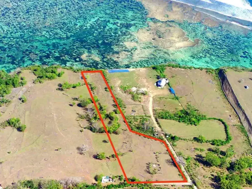 jual tanah pinggir tebing / laut