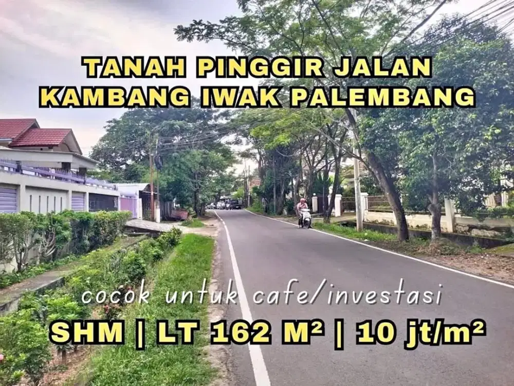 Dijual Tan Pinggir Jalan Area Talang Semut Palembang