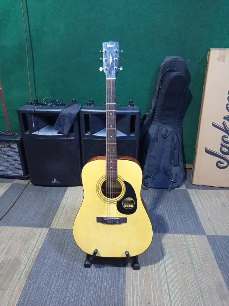 Gitar akustik elektrik cort ad810eop
