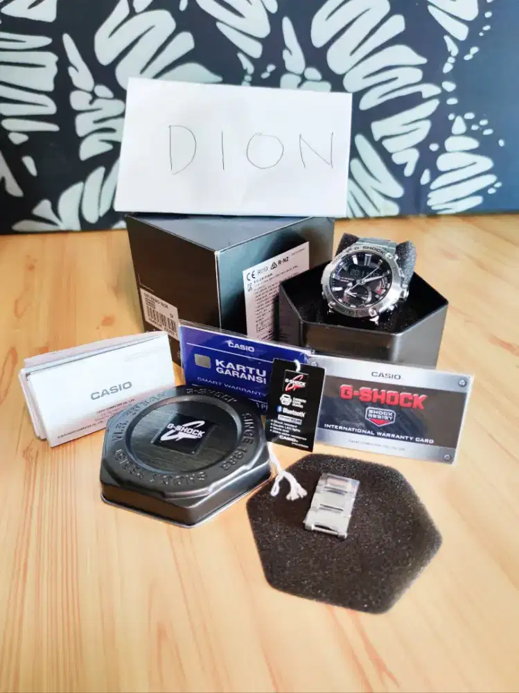 G-Shock G-Steel GST-B200D Stainless Bluetooth Solar Original Second