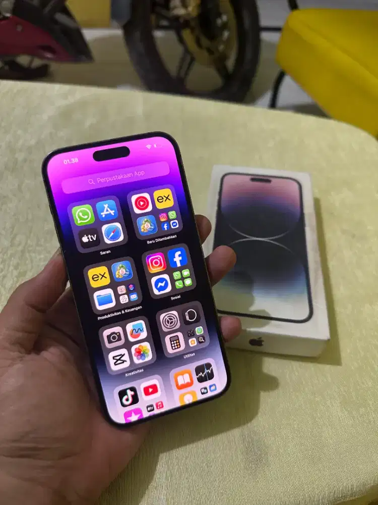 Iphone 14 promax 256Gn beacukai setara ibox