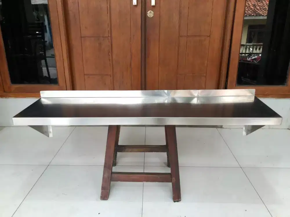 Wall Shelves Stainless - Ambalan - Hambalan Dinding - Rak Dinding WS
