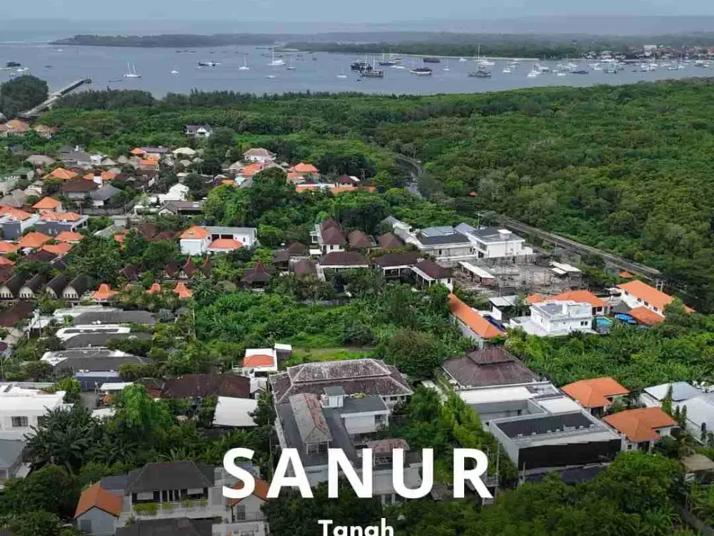 Dijual Tanah SHM Jalan Kaki ke pantai di Sanur