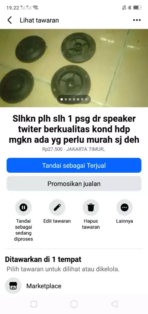 Slhkn plh slh 1 psg dr speaker twiter berkualitas kond hdp hrg murah