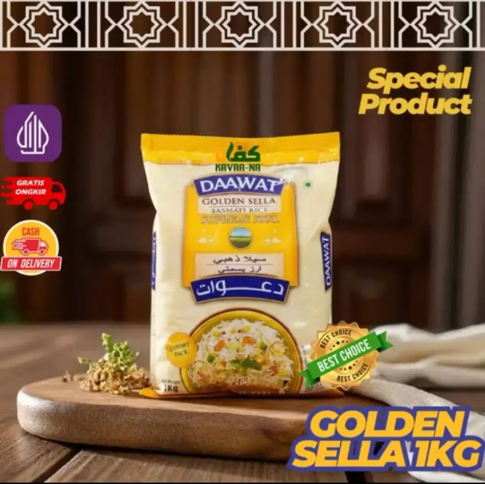 Beras Basmati Golden Sella dan Creamy Sella
