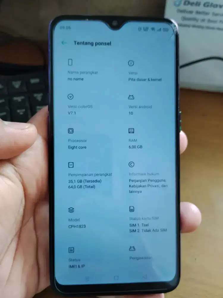Oppo F9 Pro kondisi bekas