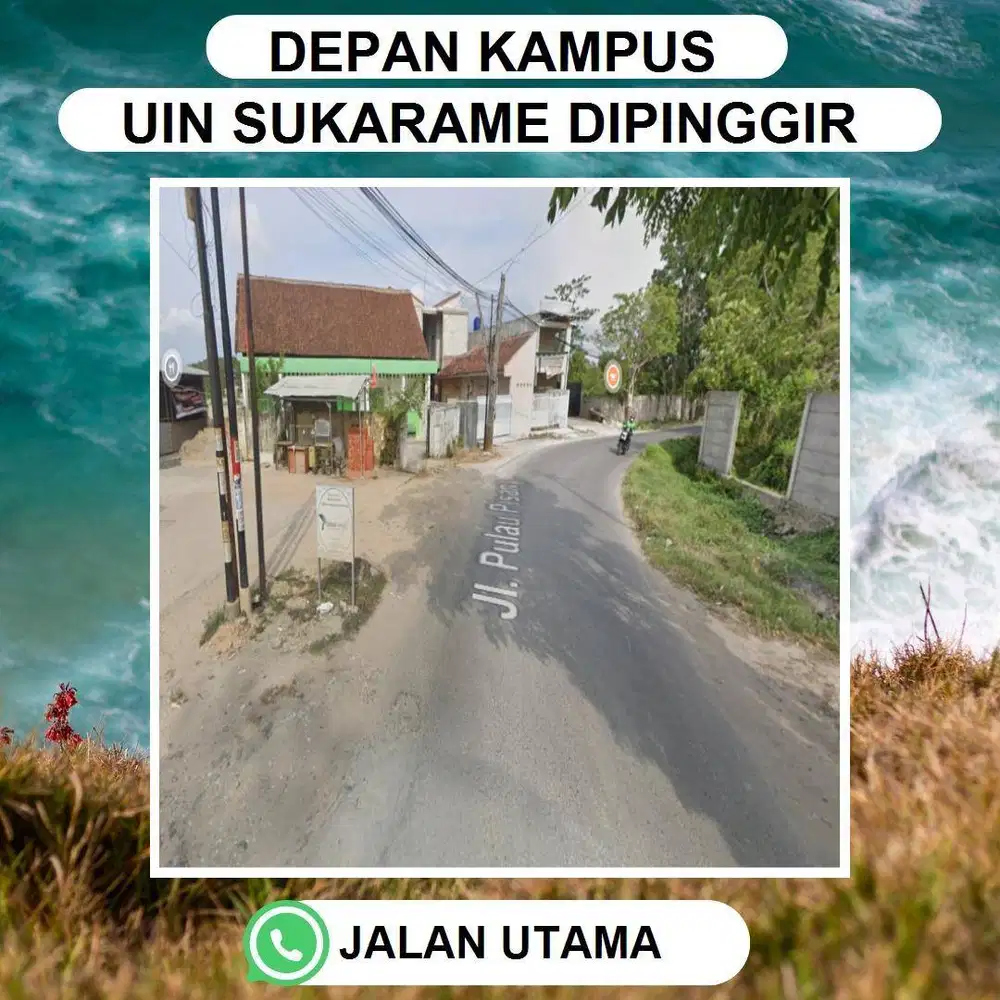 Tanah Strategis di Depan UIN Sukarame, Dekat ITERA