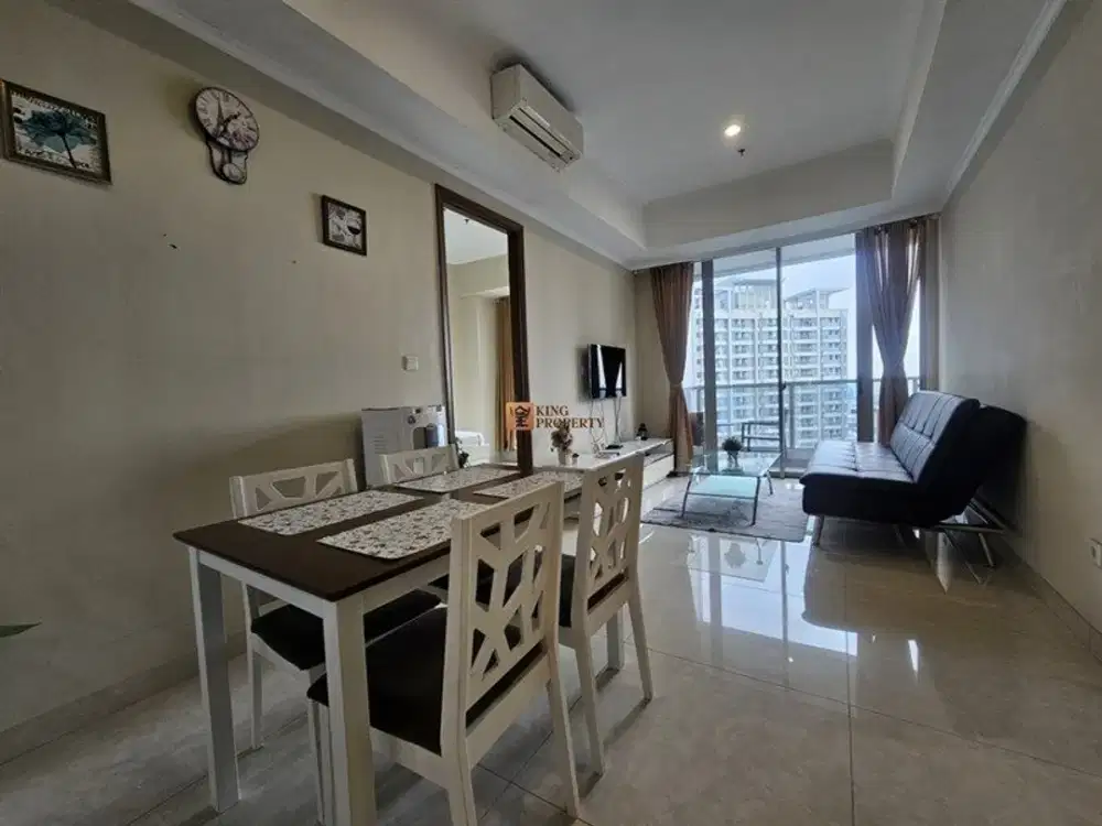 Termurah & Siap Huni, Disewakan Condominium Taman Anggrek Residences 2BR+1 Furnished Lengkap, Lokasi Strategis Di Pusat Kota Tanjung Duren