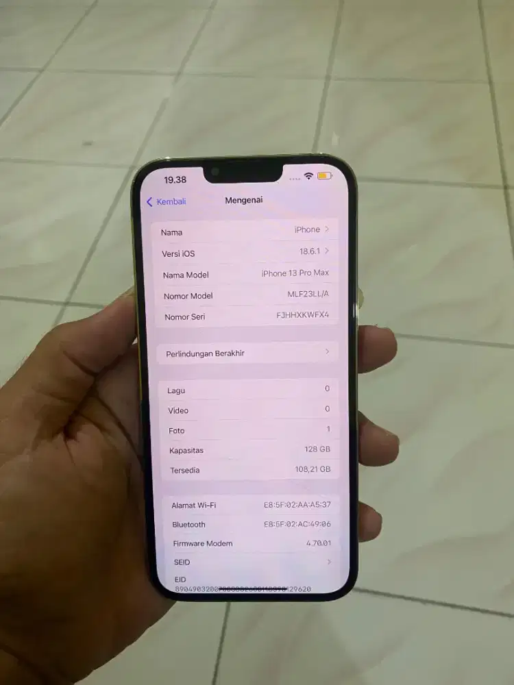 Iphone 13 promax 128Gb inter jaringan aman