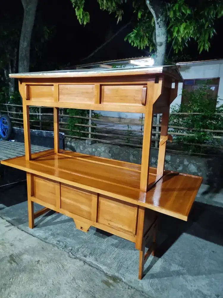 Gerobak Angkringan Bakso Mie Ayam PeceL Bubur Sate Martabak Ronde dlL