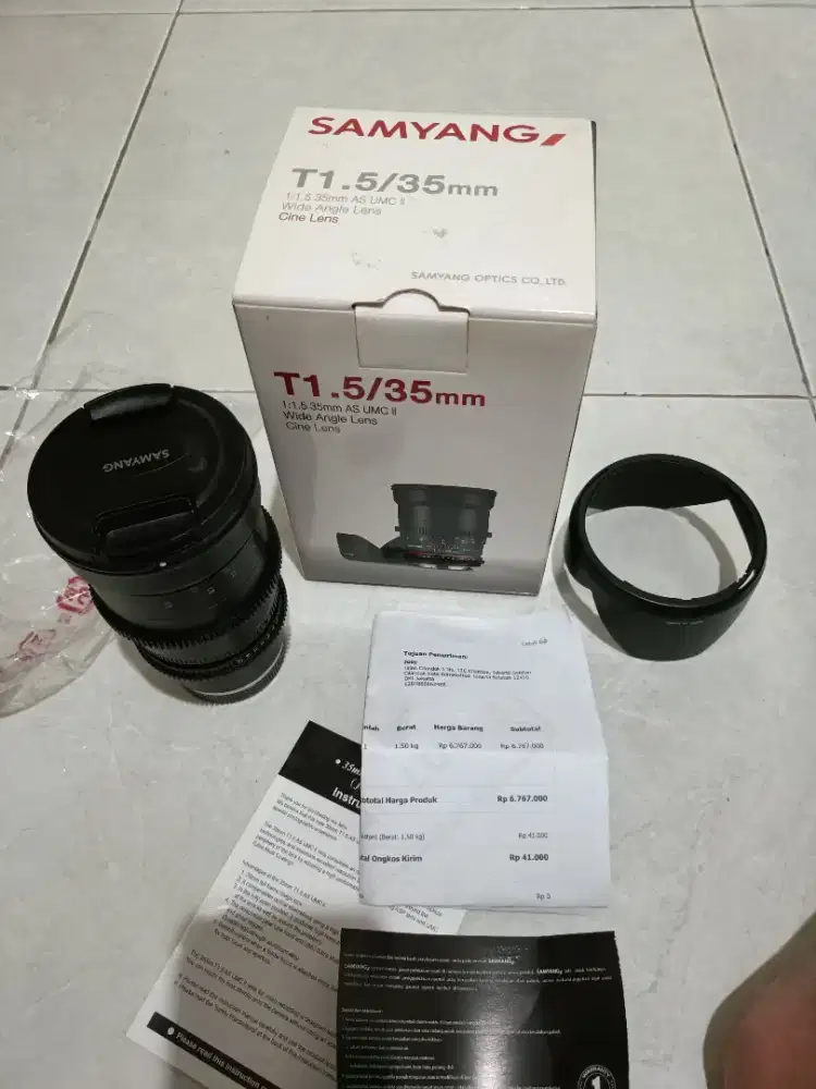 SAMYANG 35MM T1.5 FOR SONY